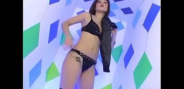  Nana Kitami sexy dancing and striptease